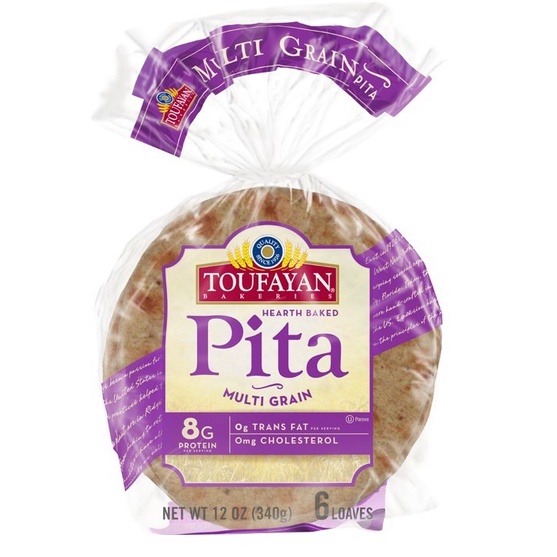 Toufayan Bakeries MultiGrain Pita Bread 340g (6 count) Shopee Malaysia