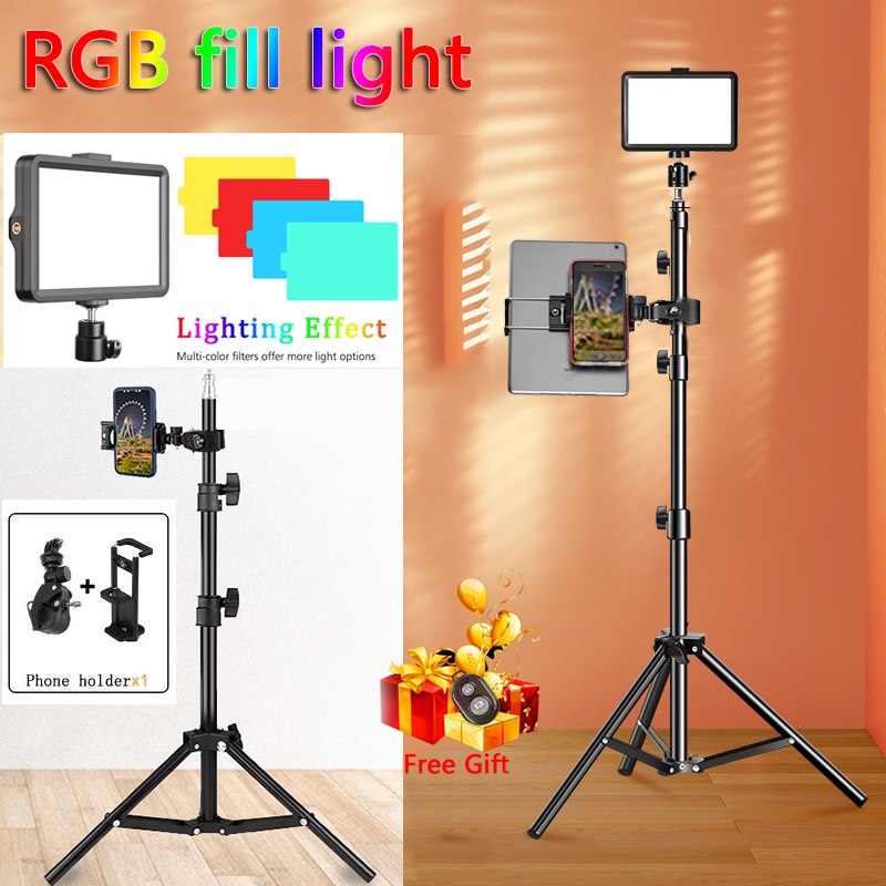 LED Photo Studio Lamp Photography Video Light Panel Lighting Kit With ...