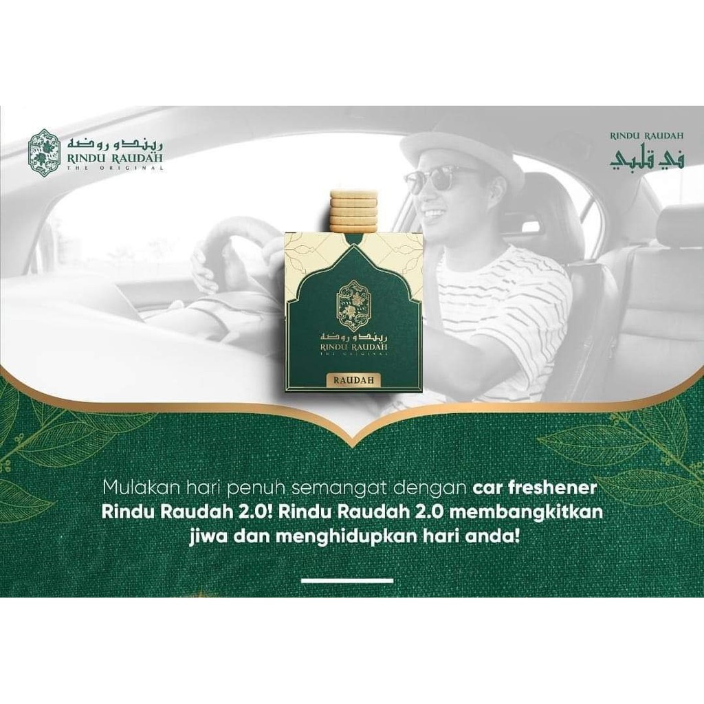 Rindu Raudah Air Freshener 99% aroma karpet raudah Masjid Nabawi ...