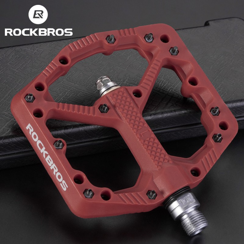 Mountain Bike Pedals Flat - MTB Pedals Flat, Bicycle Pedals, Road Bike Pedals, BMX Pedals, For BMX MTN Road Gravel EBike, Specialized Parts, Adults, Aluminum Metal Stamp 9/16" Purple