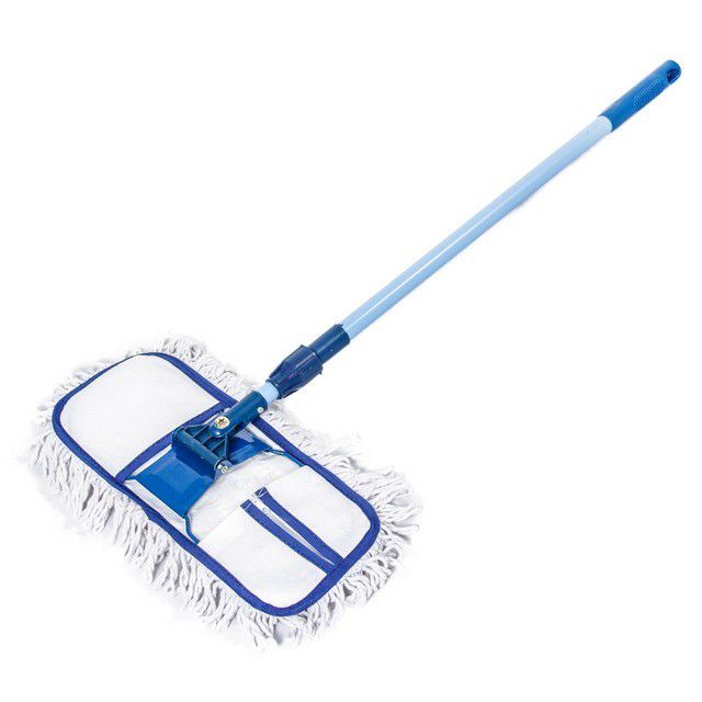 Microfiber Dust Dual Function Mop Lantai Floor Cleaning 60cm | Shopee ...