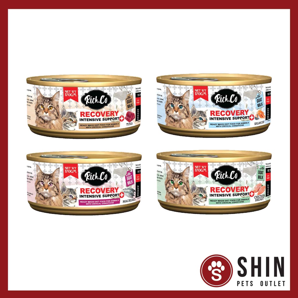 Rich.Co Recovery Intensive Support 170g with Goat Milk Cat Canned