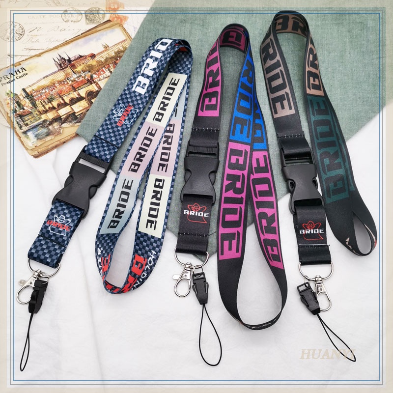 [3 Colors] Bride Car Neck Lanyard Keychain Mobile Phone Strap Badge ...