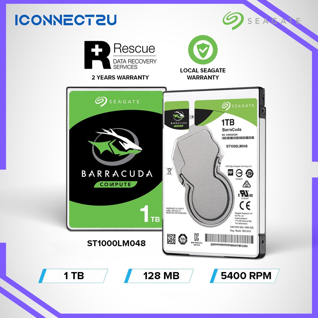 Seagate Barracuda 1TB 2.5 128MB 5400RPM Internal SATA HDD ST1000LM048 Shopee Malaysia