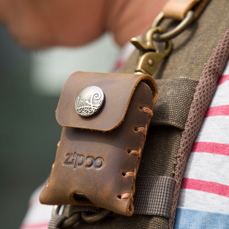 Handmade Genuine Leather Lighter Case Cowhide Suitable ZIPPO Bag