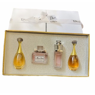 Original Dior Miniature Perfume Gift Set 4 in 1 Each 5mL