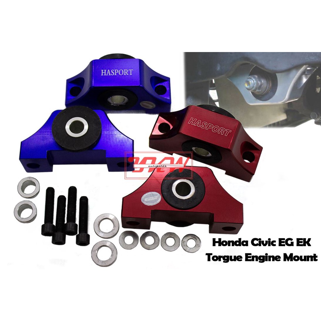 HASPORT Front Engine Mount Honda Civic EG EK Engine Billet Motor