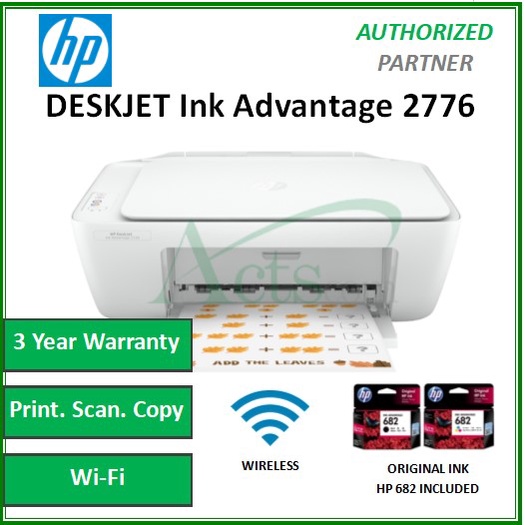 HP DeskJet Ink Advantage 2776 All-in-One Printer | Shopee Malaysia