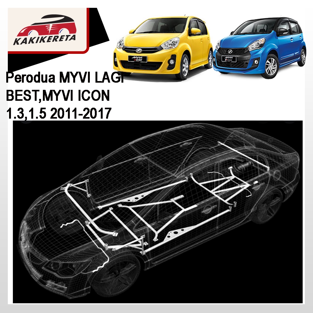 Perodua Myvi Lagi Best Myvi Icon Original Ultra Racing Bar Fuii Set Ultra