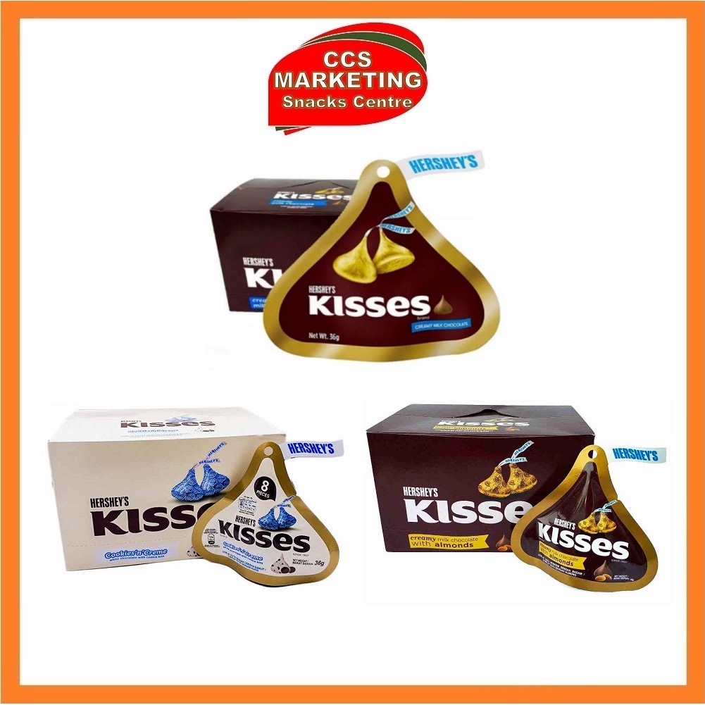 CCS Hershey 's Kisses Creamy Milk Chocolate / Cookies ‘n’ Creme