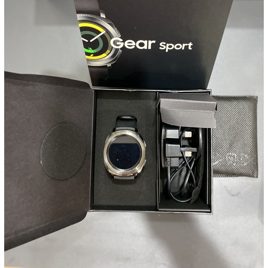 Samsung Gear Sport SM R600 Black Shopee Malaysia