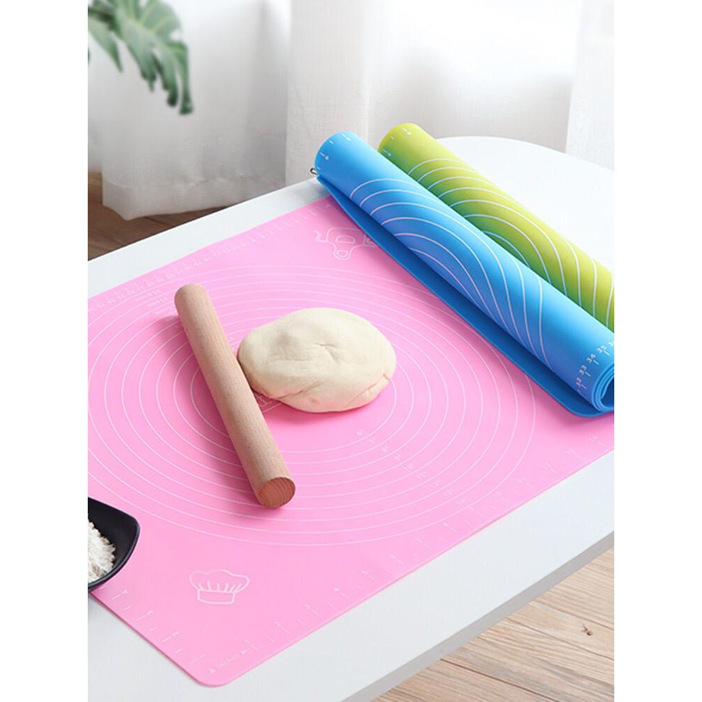 Kitchen Baking Cooking Tool Silicone Rolling Cut Mat Fondant Pastry