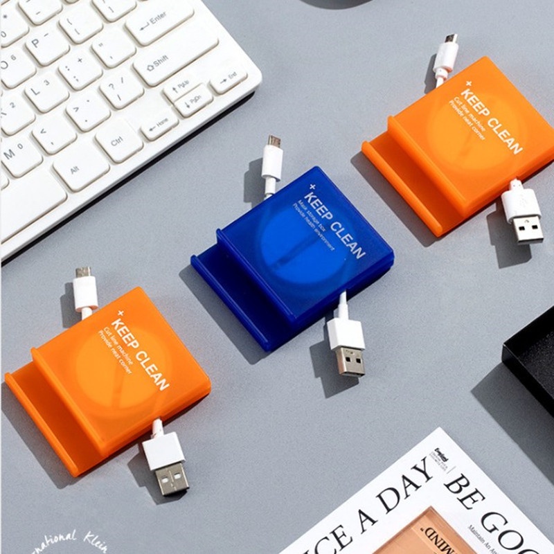 Portable Mobile Phone Cable Management Box Finishing Storage Data Cable