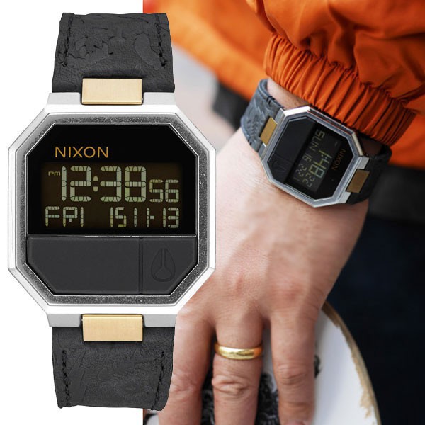 Nixon on sale rerun leather