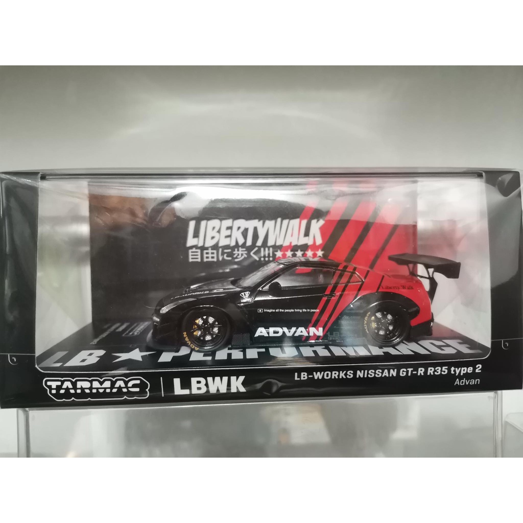 Tarmac LBWK Nissan GT-R R35 Type 2 (Advan)1/43 | Shopee Malaysia