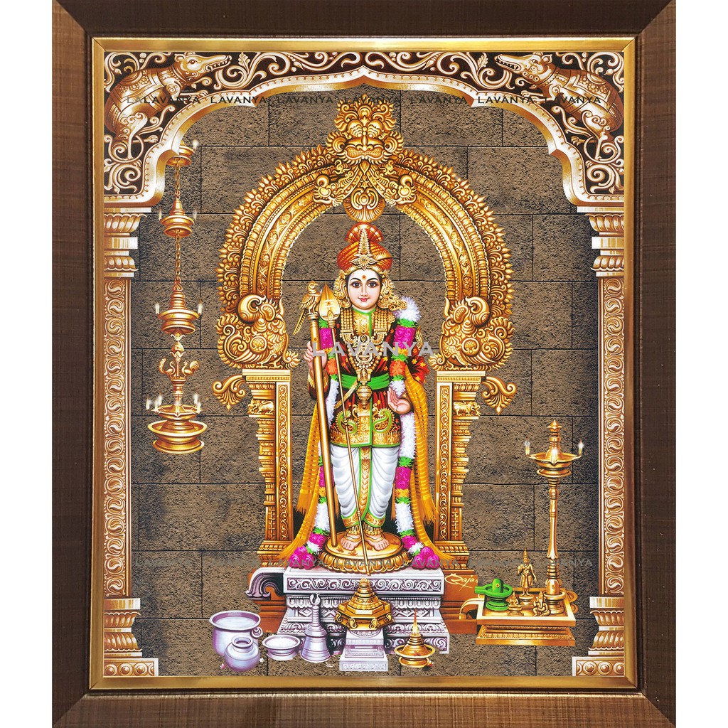 Murugan Palani Digital Photo with Lamination and Frame (L309A) | Shopee ...