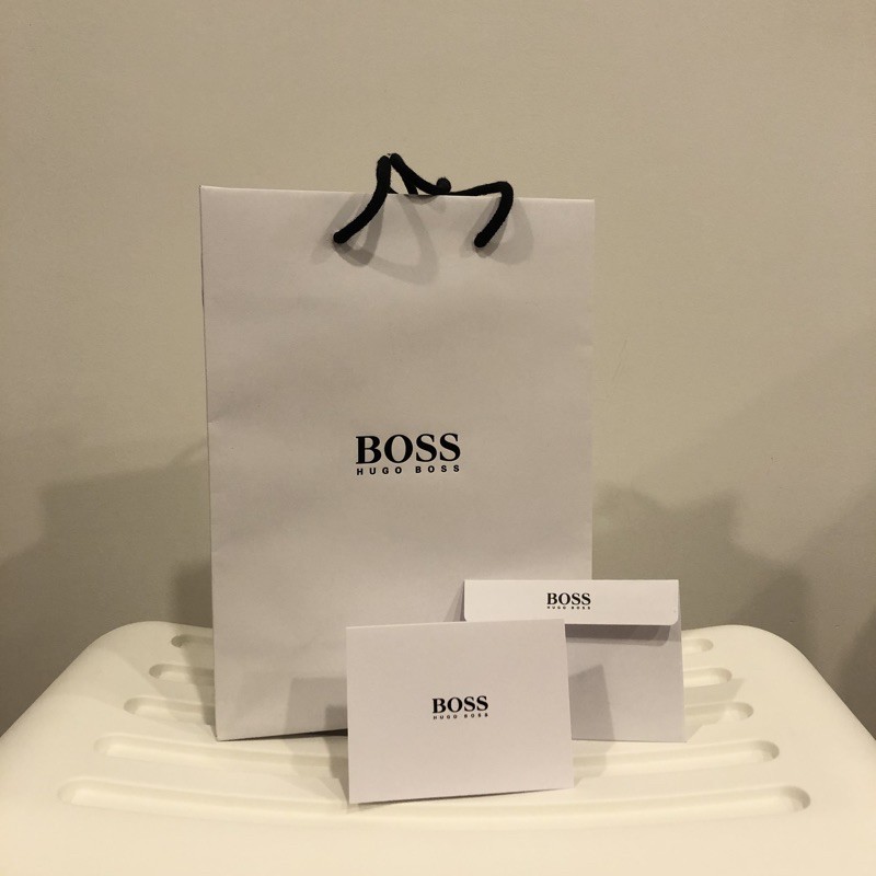 Hugo boss paper sale gift bag