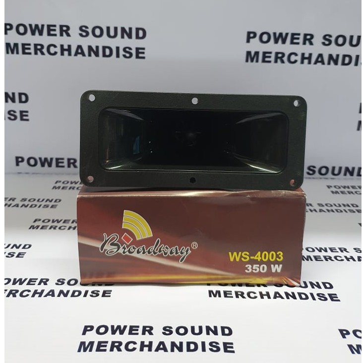 Rectangle Horn Tweeter WS-4003 Broadway with free capacitor | Shopee ...