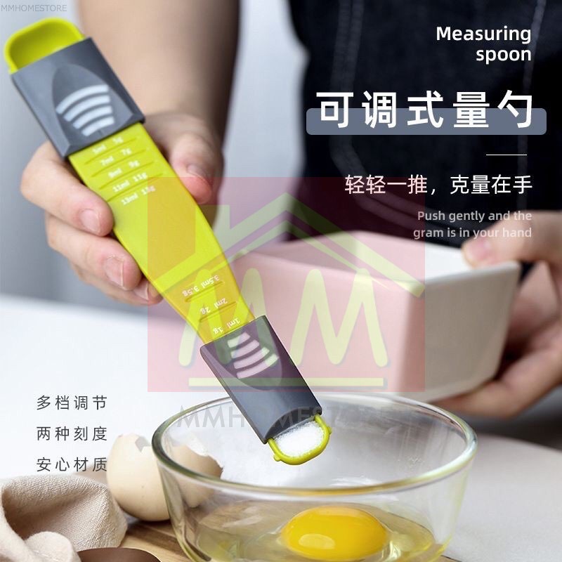 🔥Ready Stock🔥Adjustable Scale Measuring Spoon Powder Metering Spoon ...