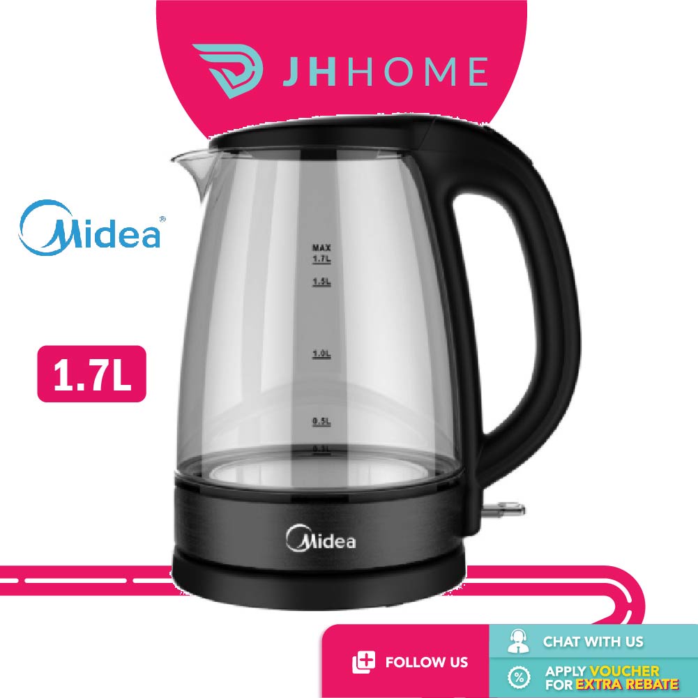 Midea glass hot sale kettle