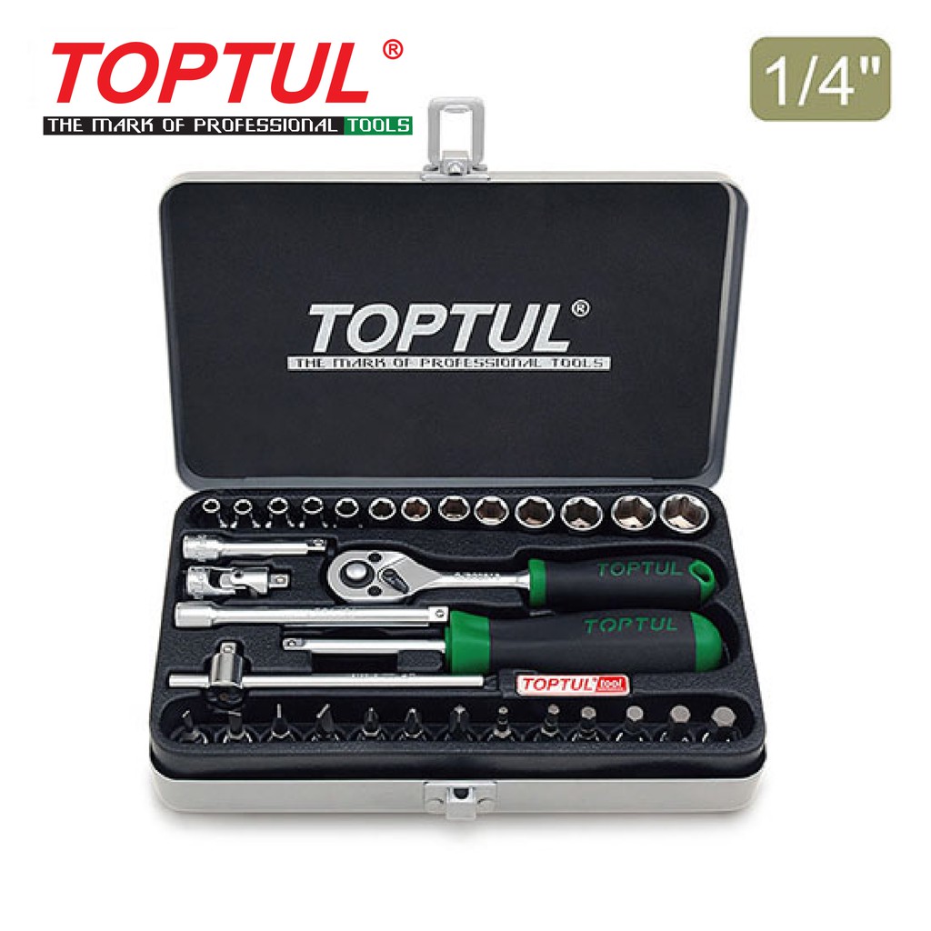 TOPTUL 32PCS 1/4