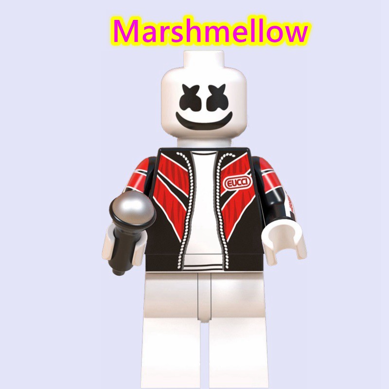 DJ Marshmello Minifigures Compatible With educational Building Blocks Toys For Children Birthday Gift Shopee Malaysia