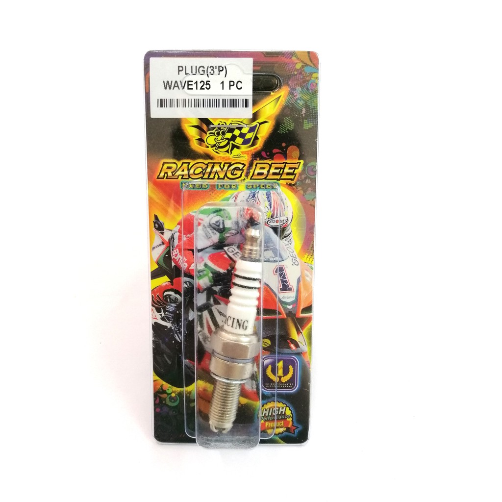 (100% ORIGINAL) RACING BEE PLUG RR8EI-3 ( LC135 / WAVE125 ) | Shopee ...