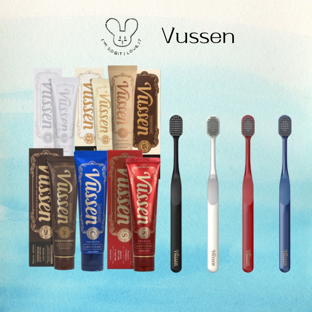 X_[Vussen] Korean Whitening Toothpaste & Toothbrush Set vussen / korean
