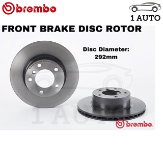 GENUINE BREMBO REAR BRAKE DISC ROTOR BMW E90 318i