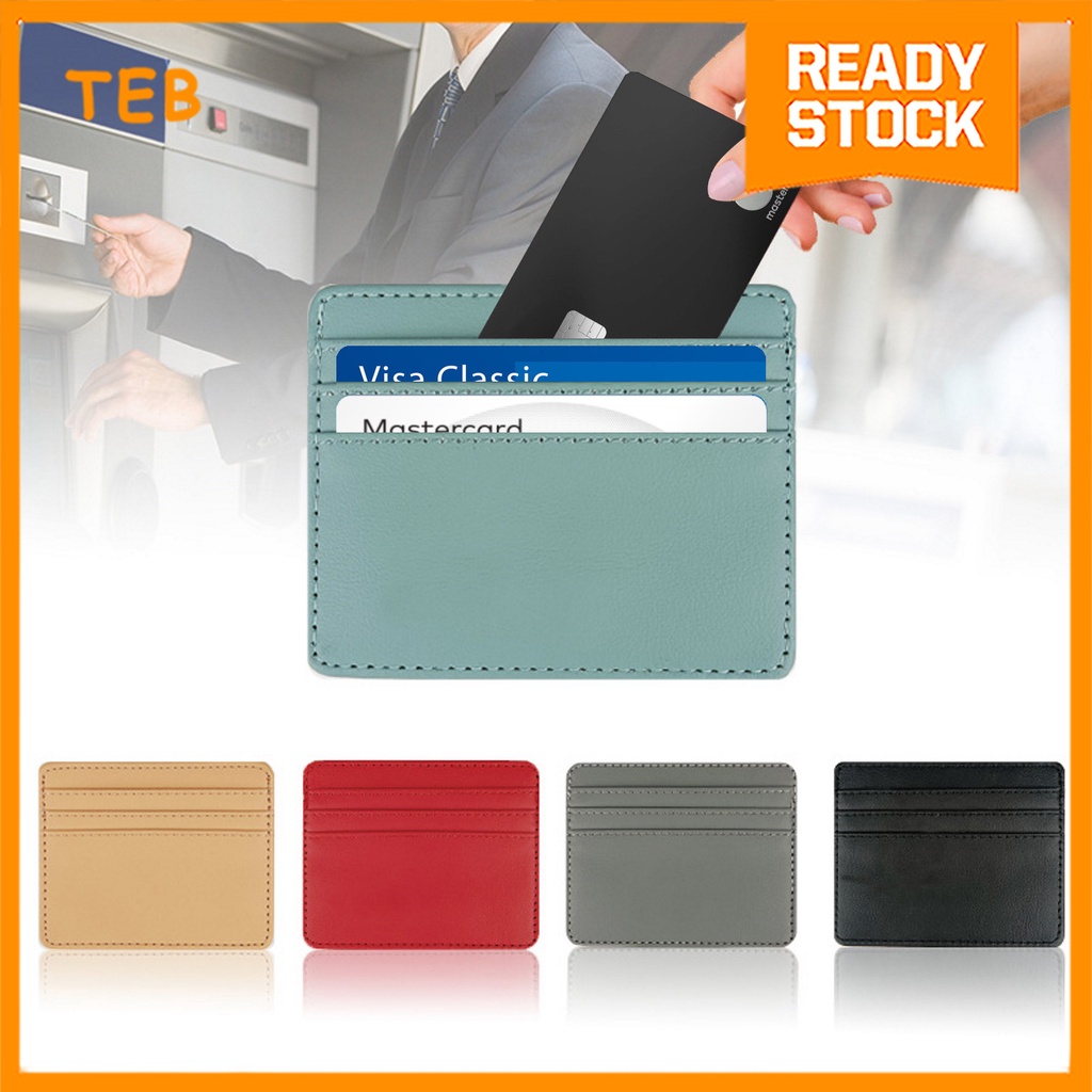 Dompet Pemegang Kad Ultra-Nipis Sarung Kad ID & Kredit |Ultra-Slim ...