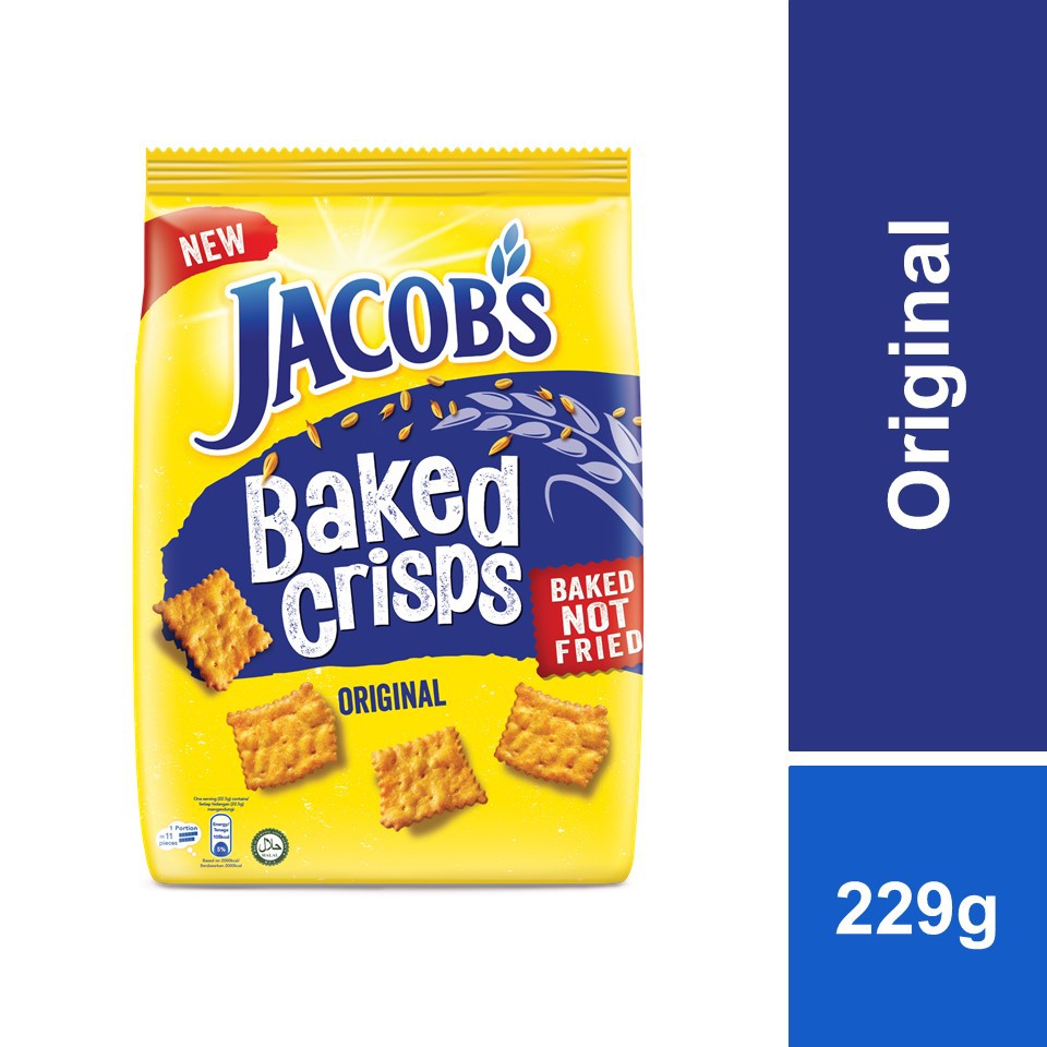 Jacob's Baked Crisps Original Biscuits Big Pack 229G | Shopee Malaysia
