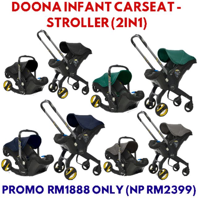 Car seat on sale converts into stroller