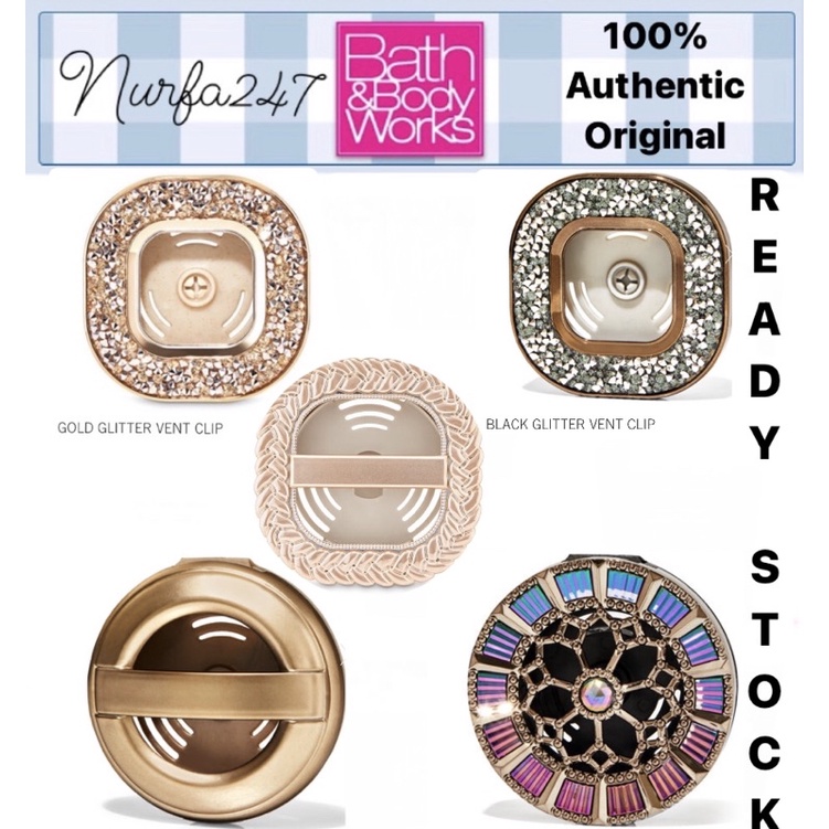 Bath and body works car Scentportable Holder vent clip aircond