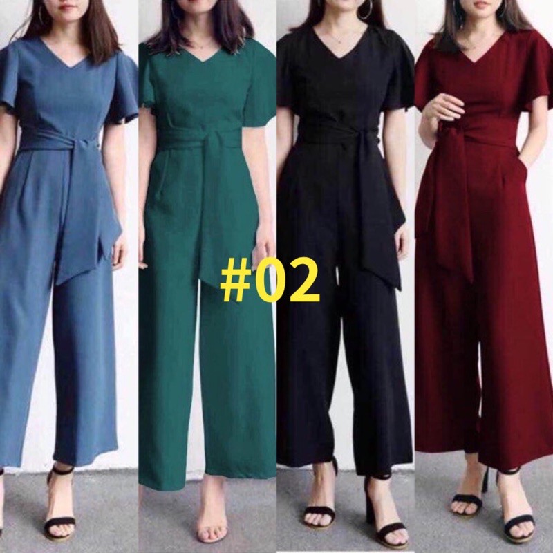 YC new korean casual jumpsuit Cocktail party Jumpsuit Dress 02 Shopee Malaysia