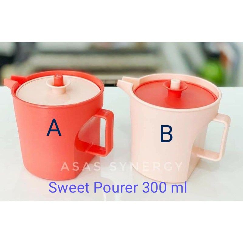 Tupperware sweet pourer 300ml (1pc), bekas susu santan desert | Shopee ...
