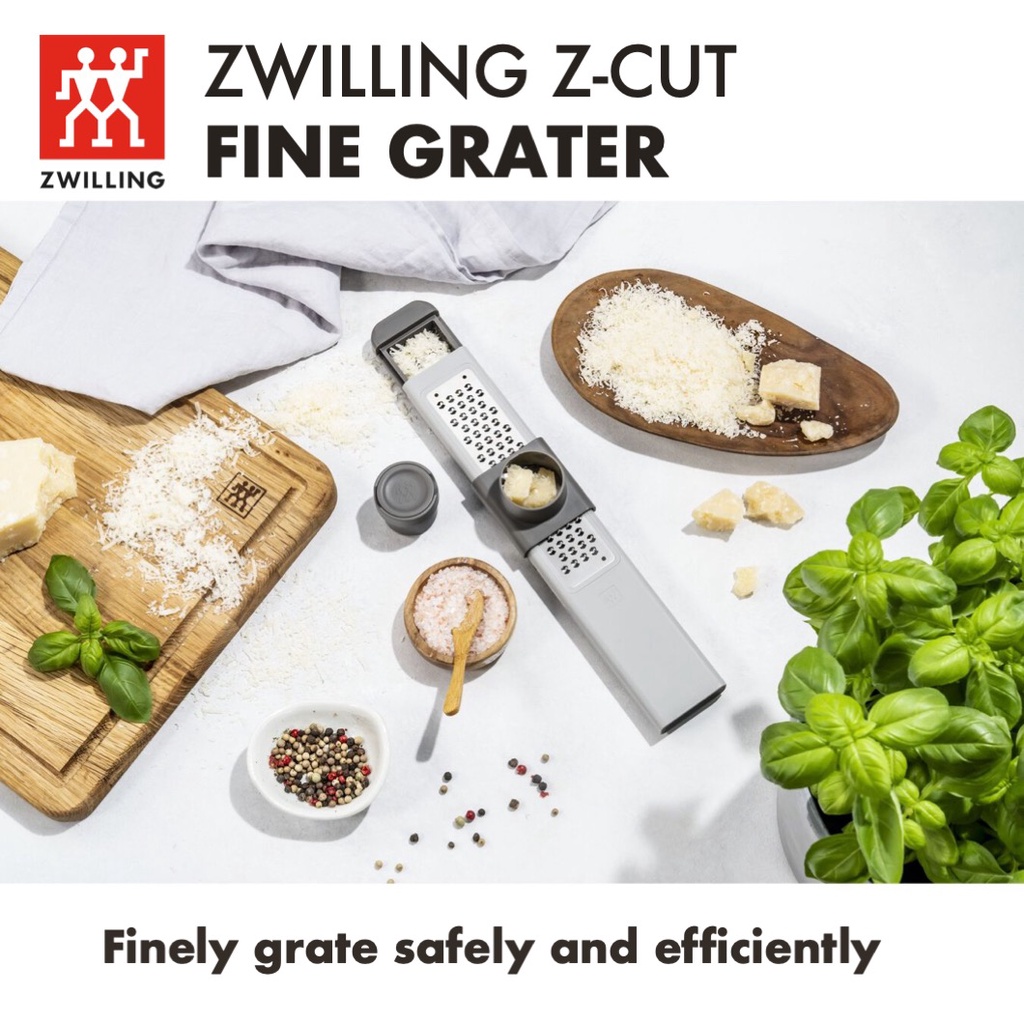 ZWILLING Z-CUT FINE GRATER, GREY | Shopee Malaysia