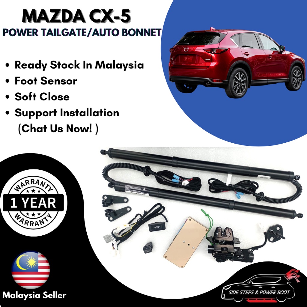 Mazda CX5 CX-5 2017up Auto Tailgate Power Boot Anti Pinch Auto Bonnet ...