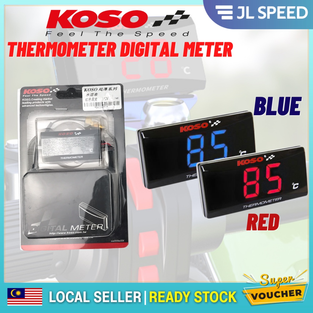 ORIGINAL KOSO TAIWAN WATER TEMPERATURE METER / THERMOMETER ...
