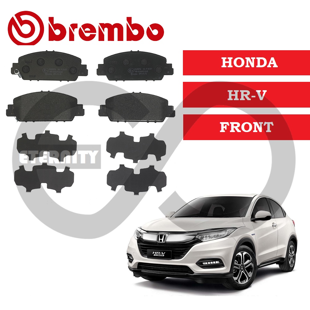 Original Brembo Front Rear Brake Pad H/D HRV HRV RU5 1.8 20152020