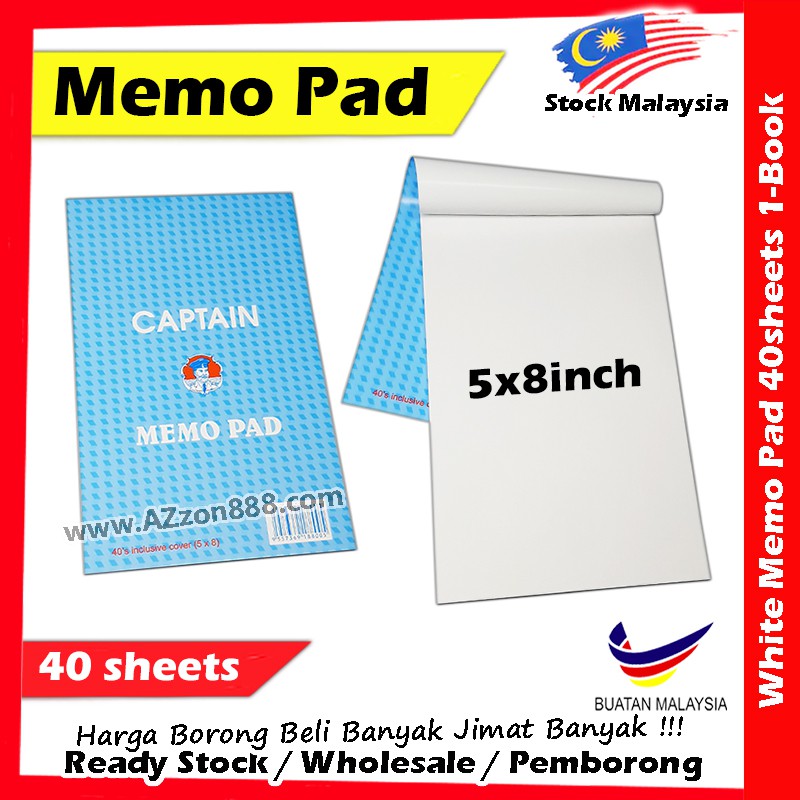 White Memo Pad Note Pad Kertas Memo Putih Note Paper 白色 草稿纸 笔记纸 #Memo # ...