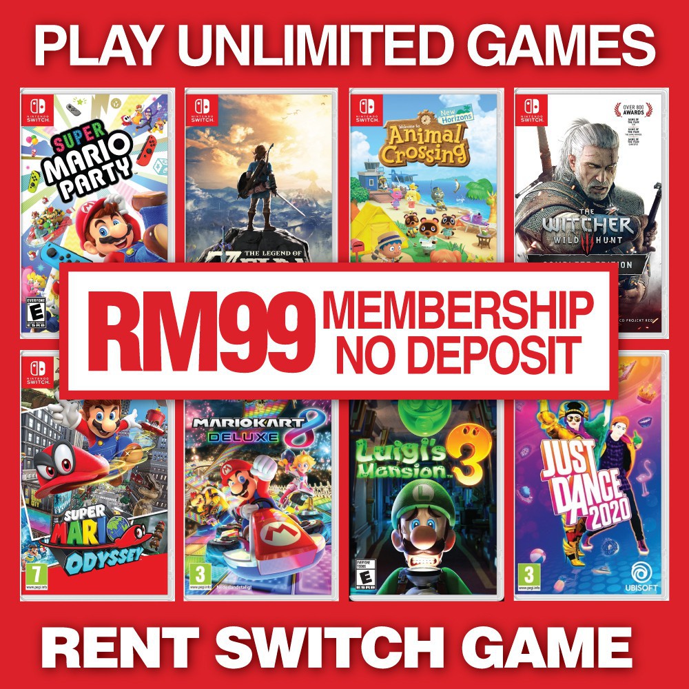 Nintendo Switch Games for Rent - Danh Sách Trò Chơi Và Cách Thuê