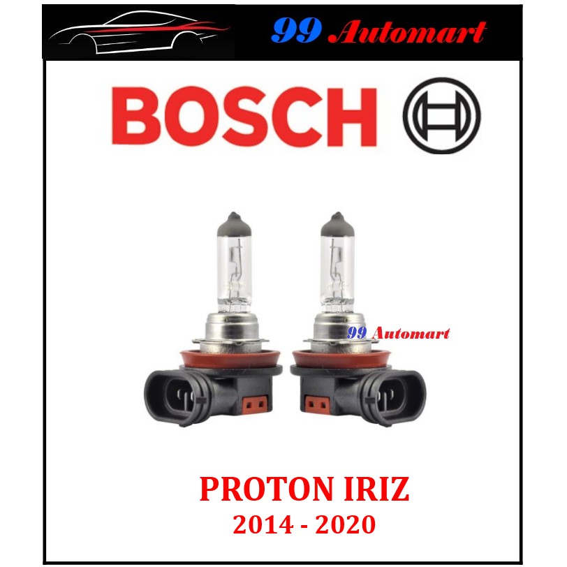 2 PC Bosch Proton Iriz Headlamp HeadLight Light Bulb year 2014 2015