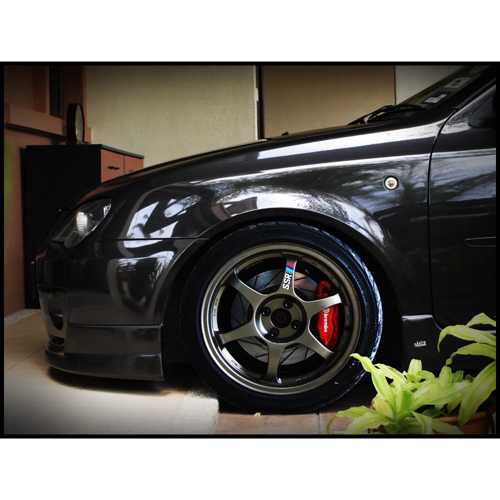STICKER KIT SPORTRIM SSR WIRA EVO GSR MIVEC MOVE TURBO ALZA MYVI SATRIA HONDA VTEC K20 CAR