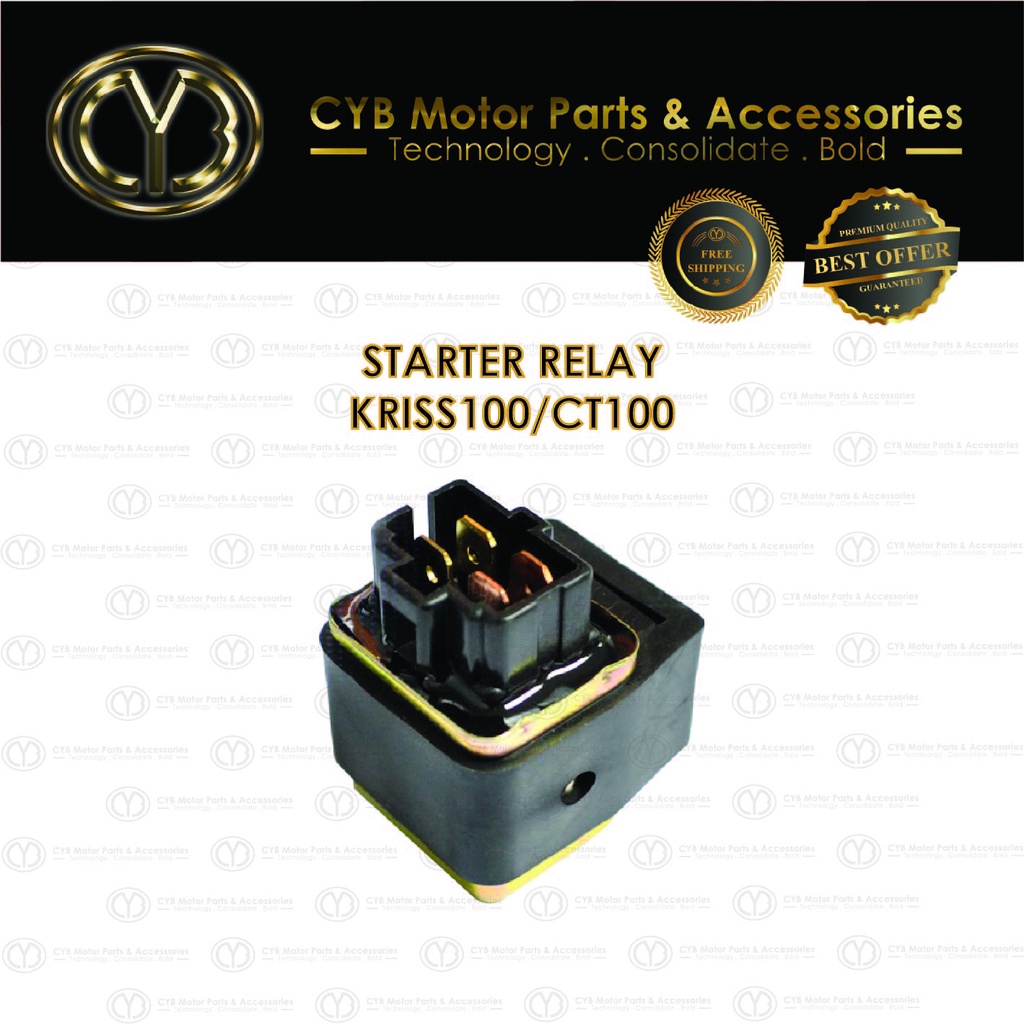 Starter Relay MODENAS KRISS100 CT100 Geganti KRISS 100 Shopee Malaysia