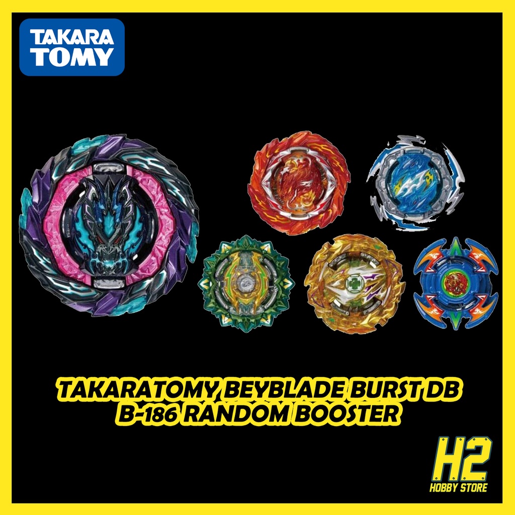 Original TAKARATOMY Beyblade Burst DB B-186 Random Booster [READY STOCK ...