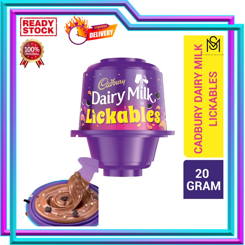 Cadbury Dairy Milk Chocolate Lickables (20G) Shopee Malaysia