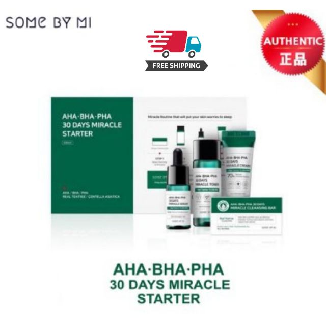 Some By Mi AHA BHA PHA 30 Day Miracle Starter Kit (FREE SHIPPING ...