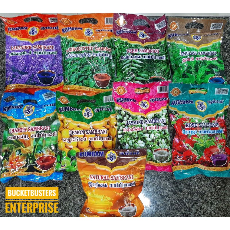 KUMBAM Incense Cones / Sambrani - Assorted Fragrance | Shopee Malaysia