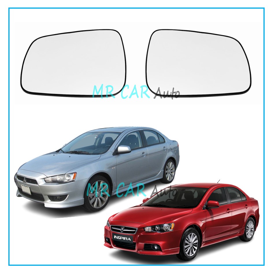 PROTON INSPIRA MITSUBISHI LANCER SIDE MIRROR GLASS (ORIGINAL) Shopee