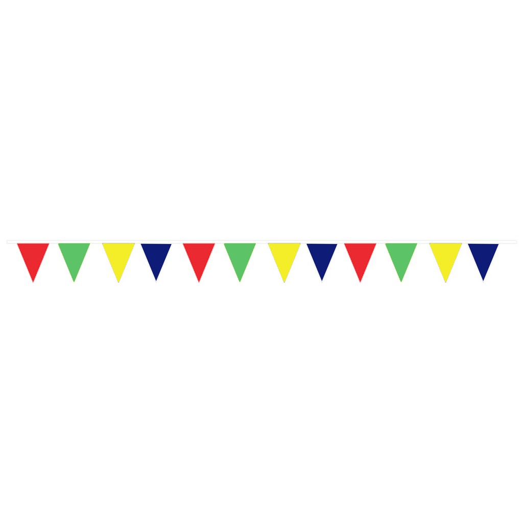 Colored triangle best sale flags